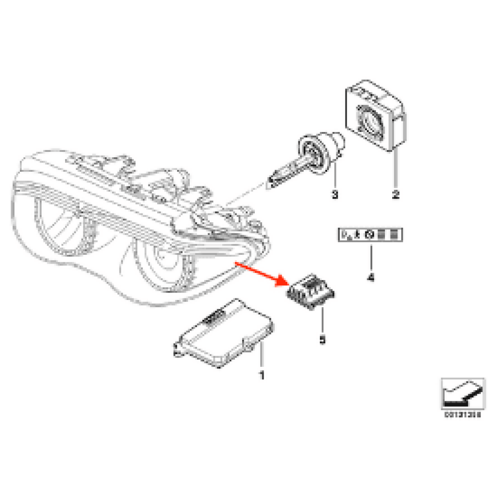 Module D'éclairage De Phare Led 8V0907399D